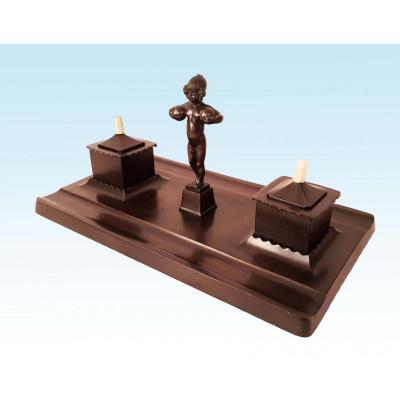 Art Deco Bronze Writing Case