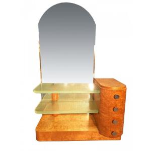 Psyche In Birch And Glass Slabs
