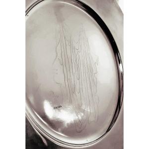 Jean Cocteau (1889-1963) And Christofle, Plate Engraved, Signed And Numbered