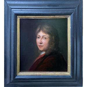 Portrait Of A Young Man 18th Century Follower Of Michiel Van Mussloer (1645/1705)