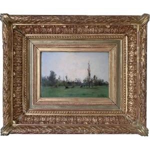 Landscape Of Montigny-sur-loing By Camille Dufour (1841-1933)