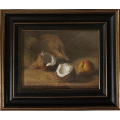 Coconut Signed H Darien 1864/1926