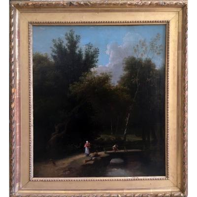 19th Century Animated Undergrowth Landscape