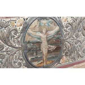 17th Century Christ Embroidery 