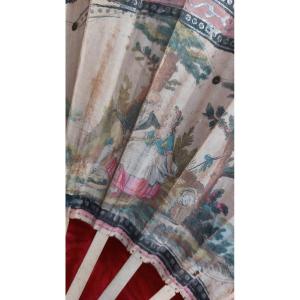 Painted Fan From The Late 18th Century