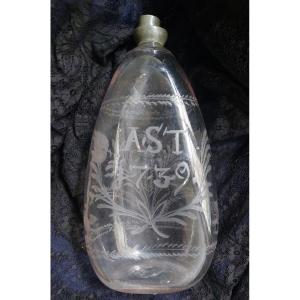 Engraved Glass Baby Bottle 1739 