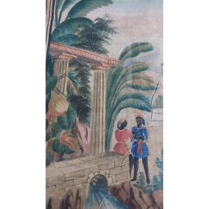 Painted Canvas 19th Century Charles X
