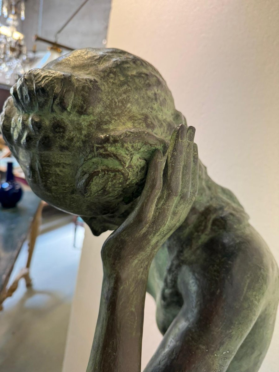 Scultura in bronzo, Giovanni Riva (Torino, 1890-1973)-photo-3
