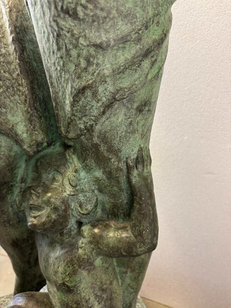 Scultura in bronzo, Giovanni Riva (Torino, 1890-1973)-photo-5