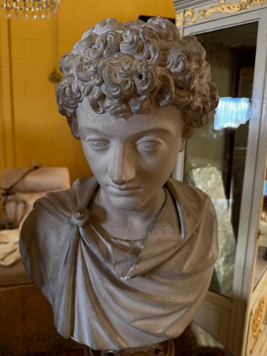 coppia di busti in gesso -photo-3