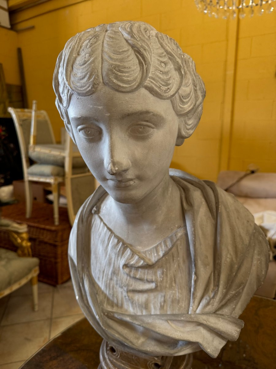 coppia di busti in gesso -photo-4