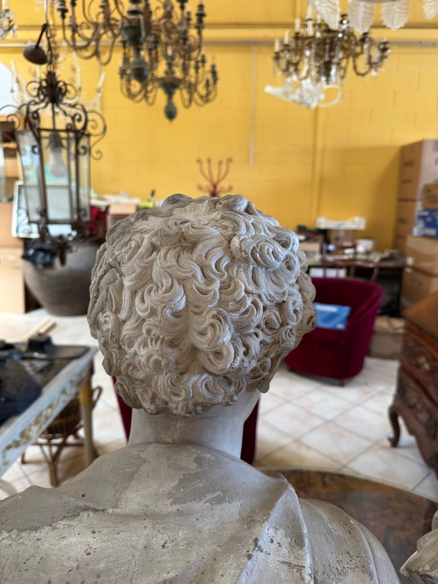 coppia di busti in gesso -photo-1
