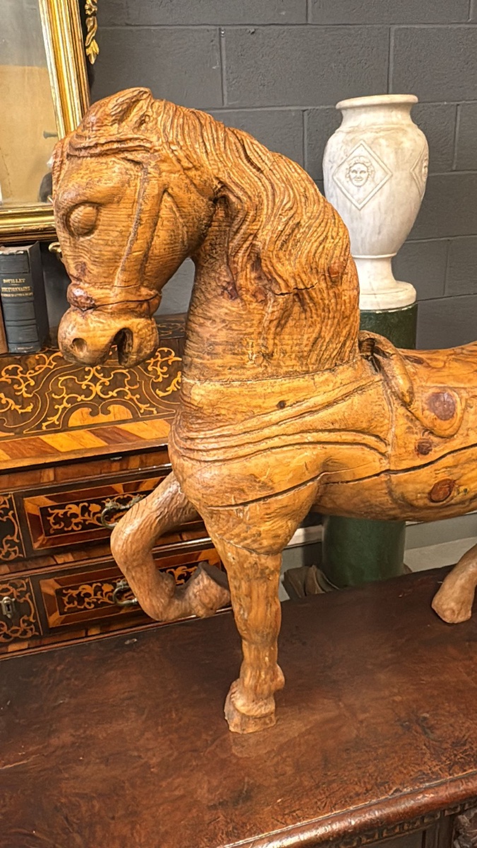 Antico cavallo da giostra-photo-3