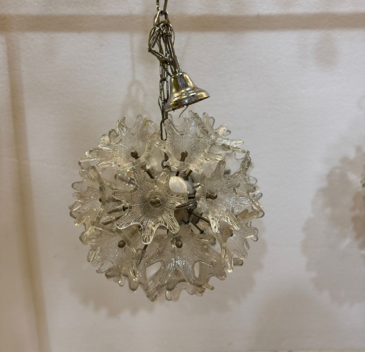 coppia di lampadari sputnik