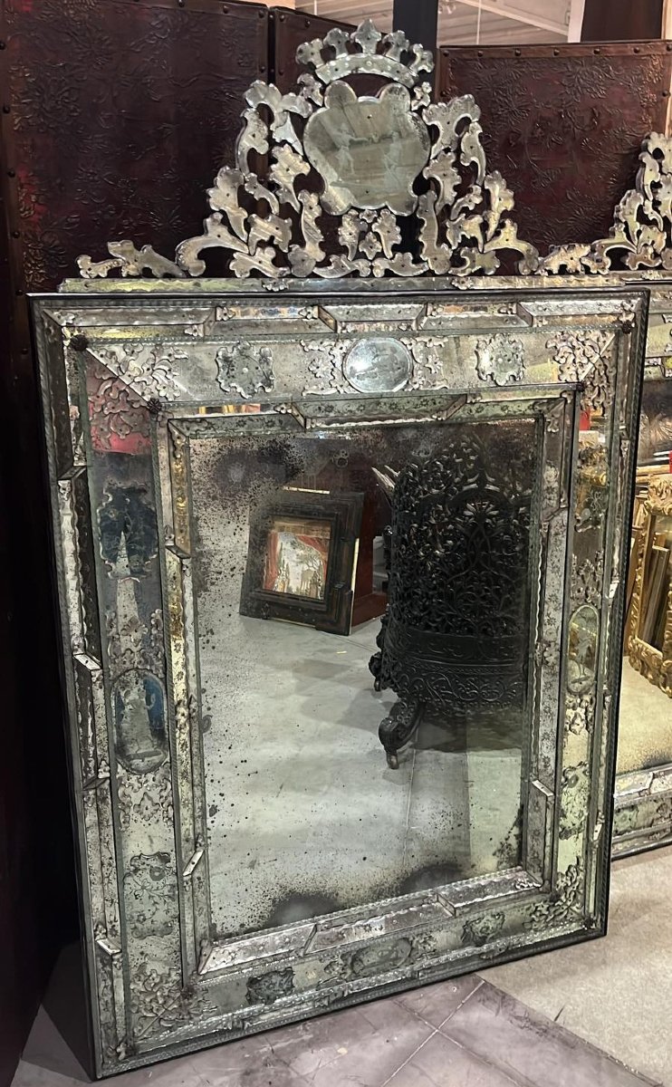 Coppia di specchiere Veneziane -photo-4