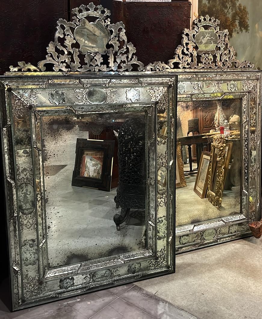 Coppia di specchiere Veneziane 