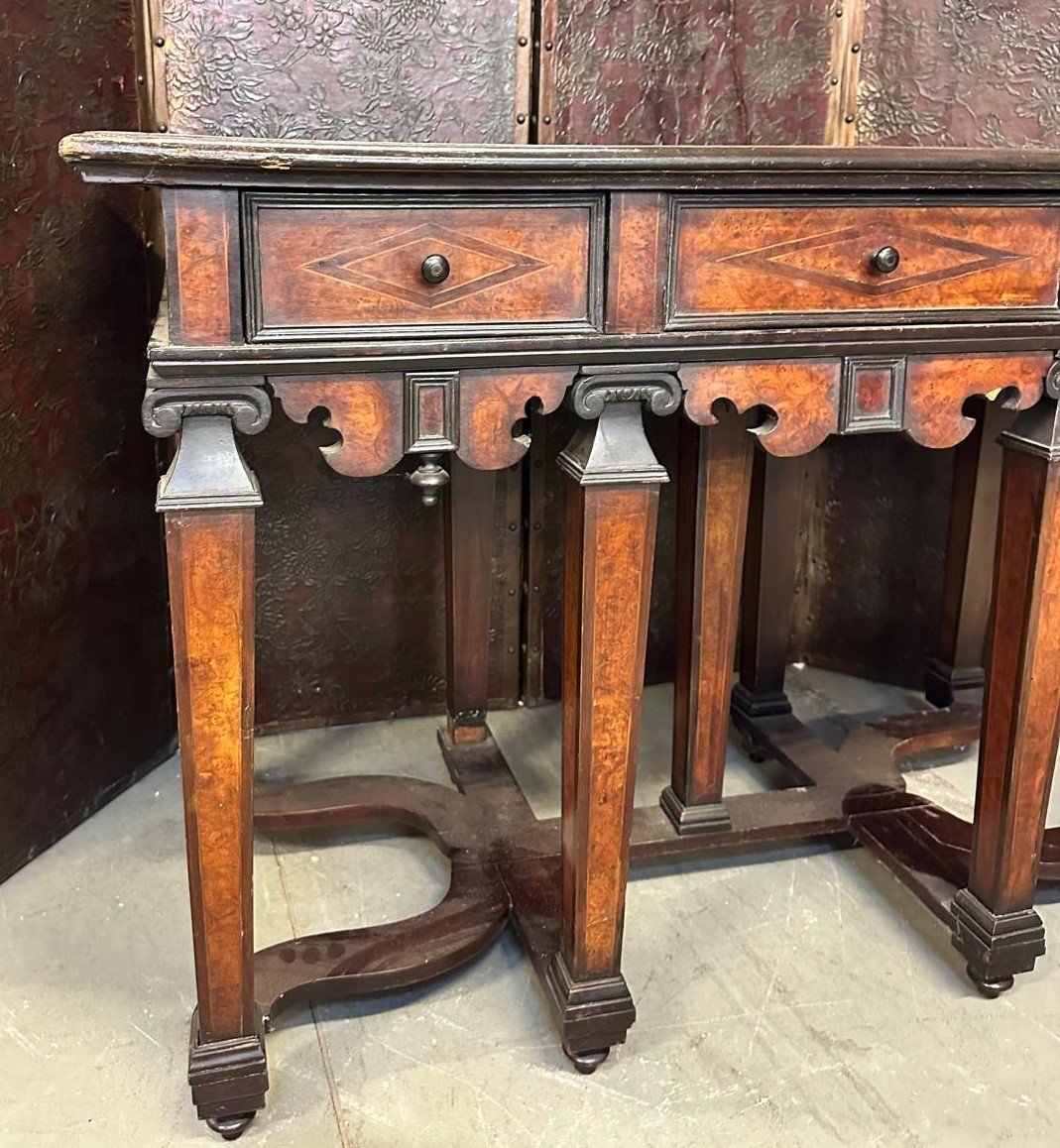 Coppia di tavoli da centro, Piemonte XVII secolo -photo-3