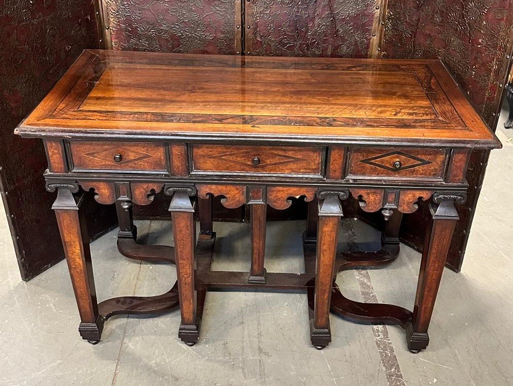 Coppia di tavoli da centro, Piemonte XVII secolo -photo-4