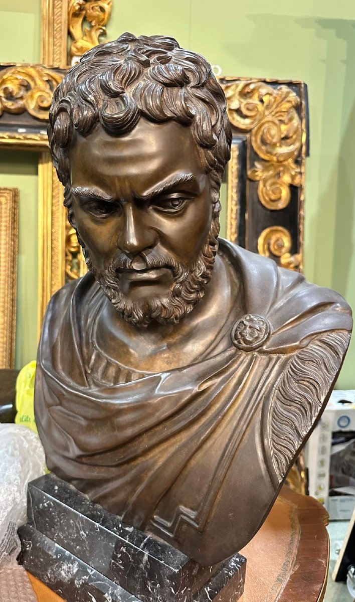 Busto in bronzo XX secolo -photo-3