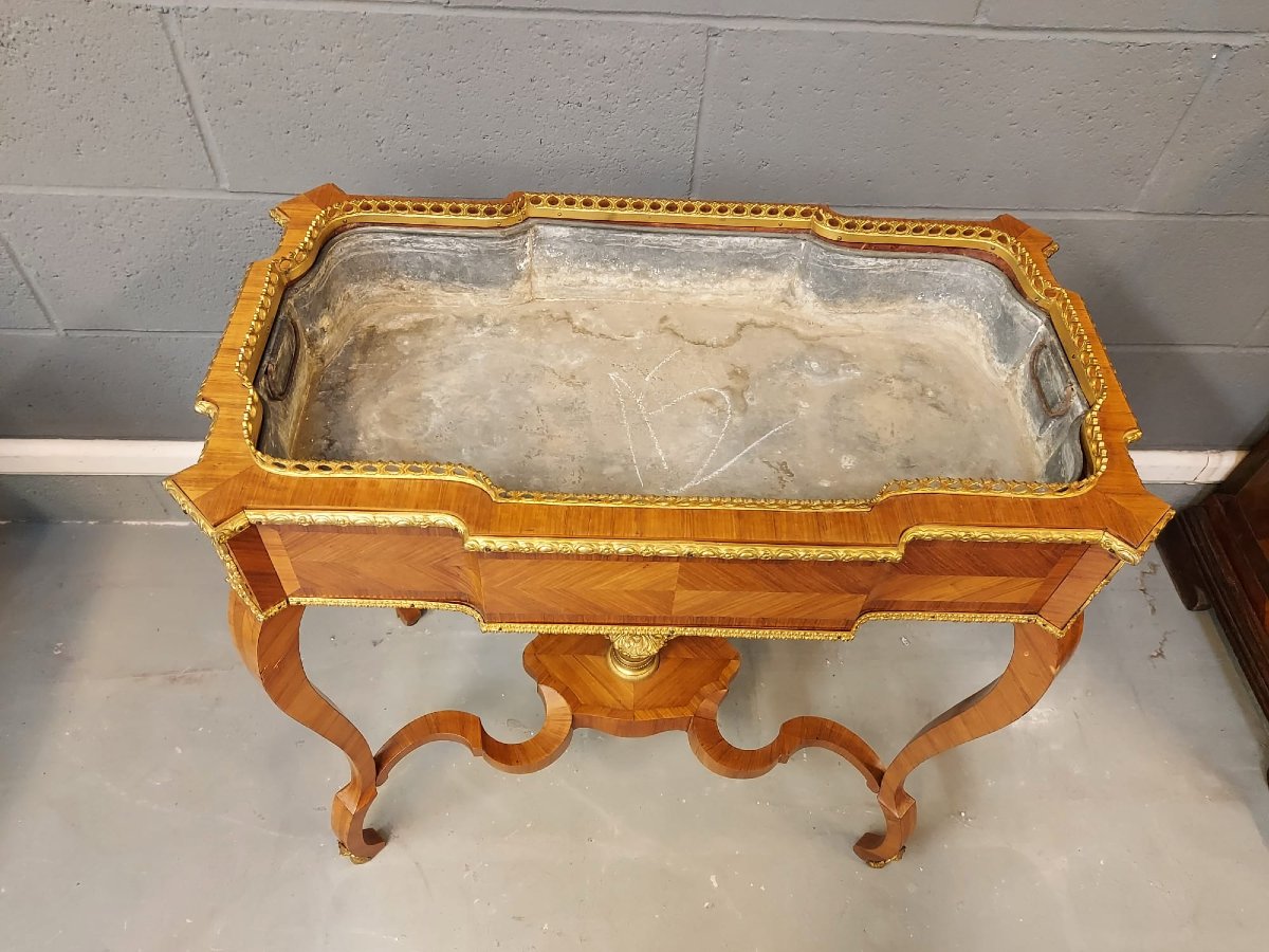 Tavolino fioriera stile Napoleone III-photo-3