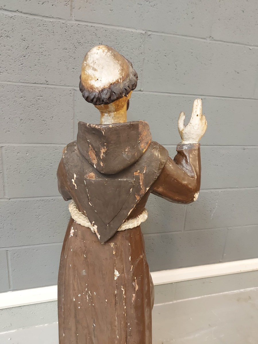 Scultura in legno policromo, San Francesco -photo-1