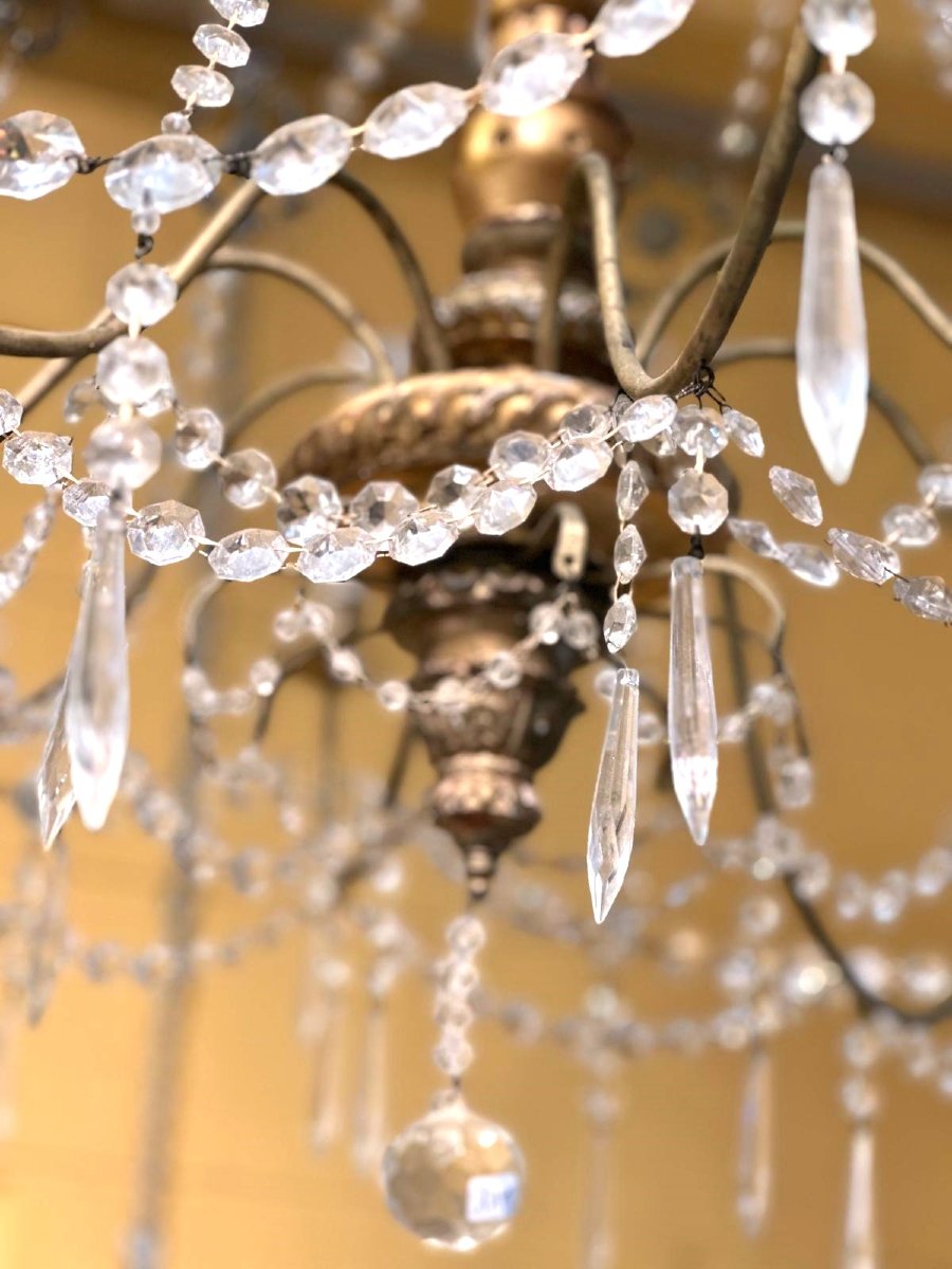 Lampadario a sei luci, Genova XIX secolo-photo-4