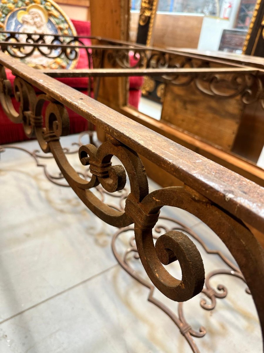 Base per tavolo in ferro forgiato, XX secolo -photo-4