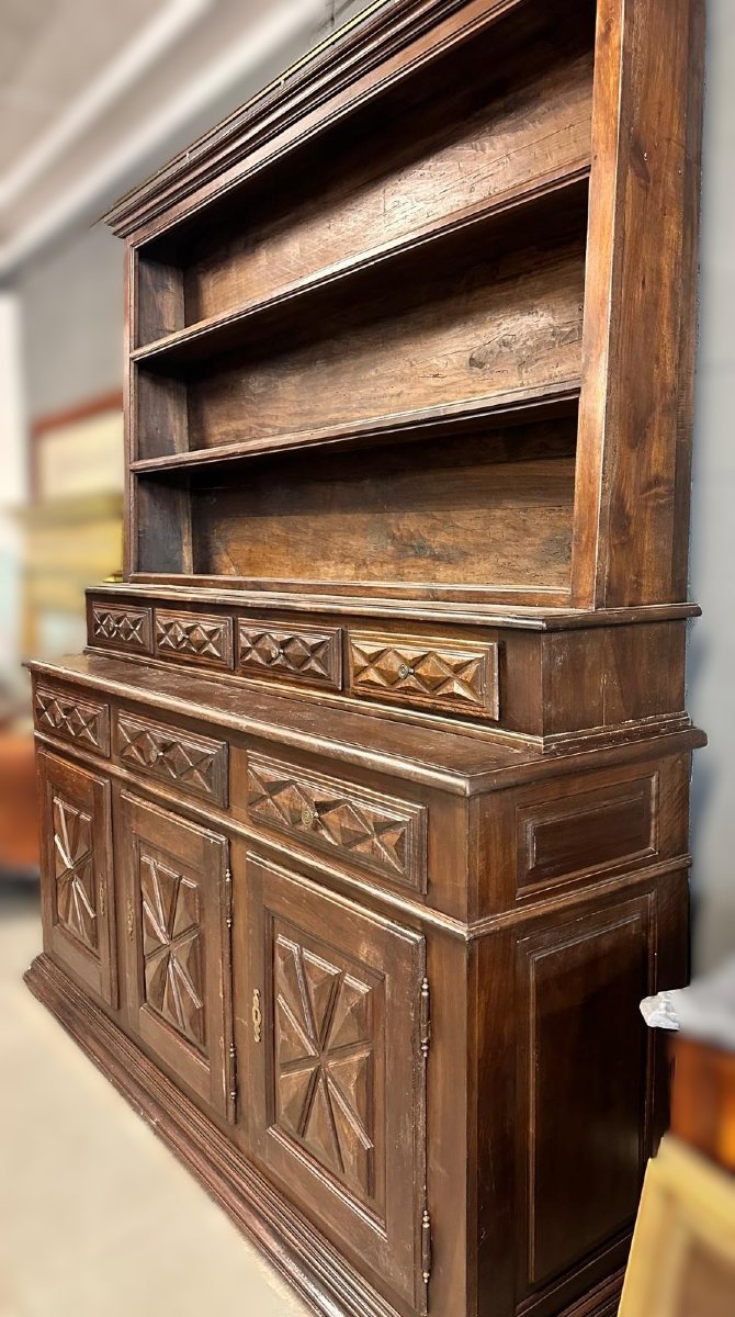 Grande credenza con alzata, fine XVIII secolo -photo-2