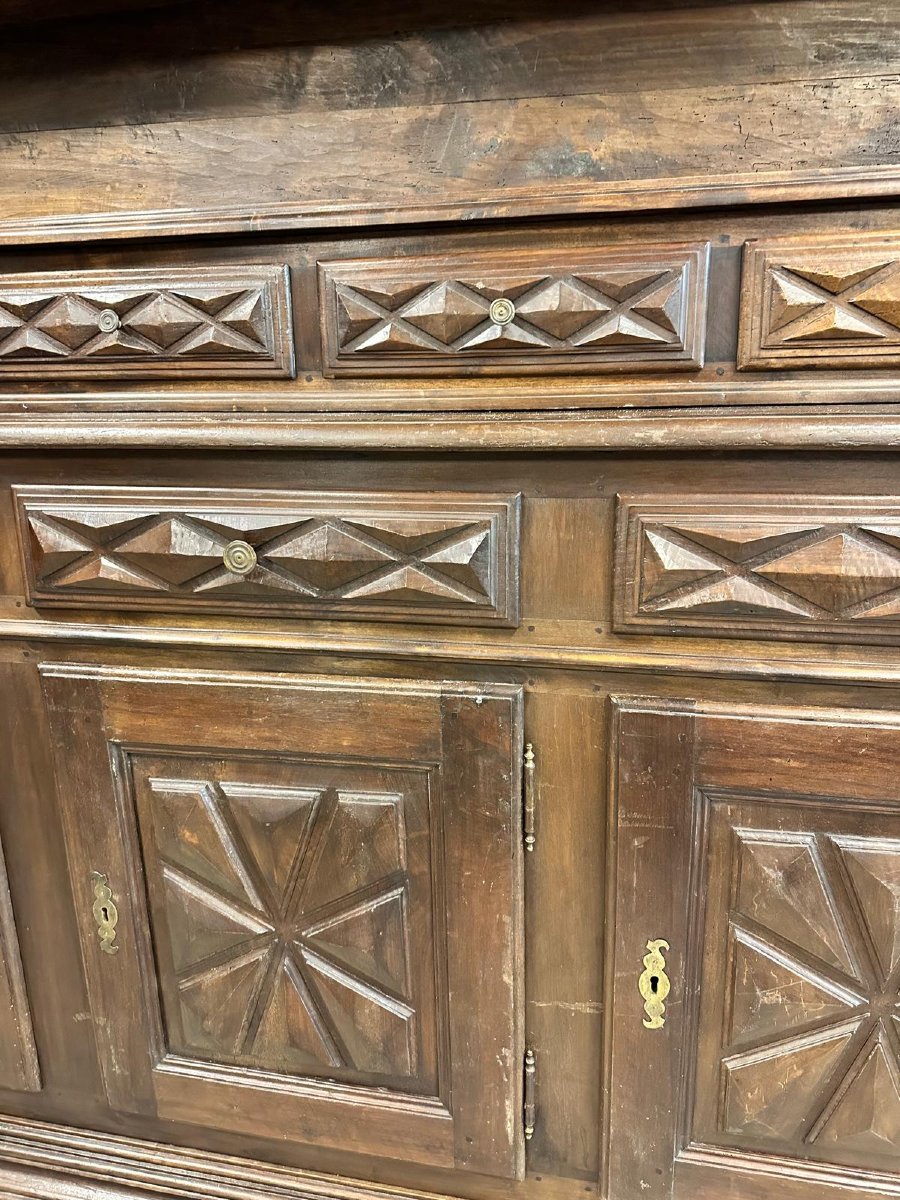 Grande credenza con alzata, fine XVIII secolo -photo-3