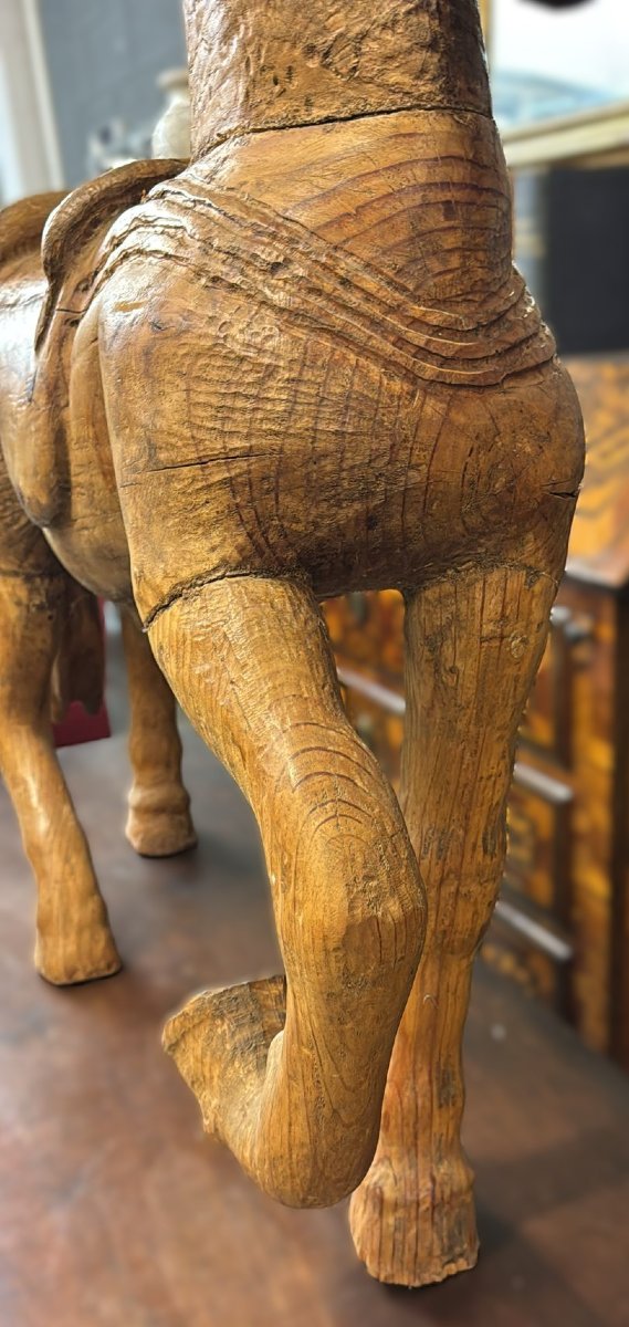 Antico cavallo da giostra-photo-4