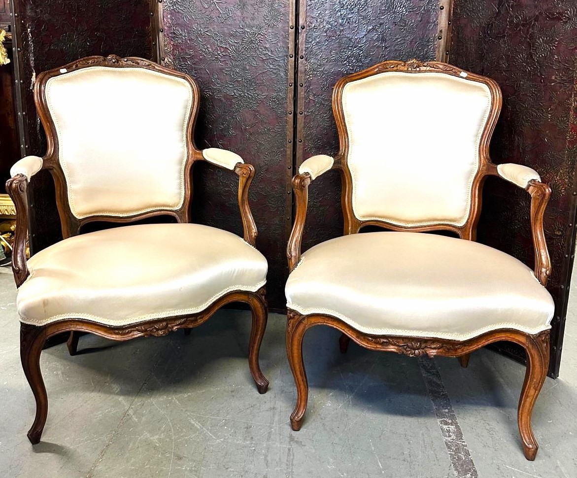 Coppia di poltrone, Francia XVIII secolo 