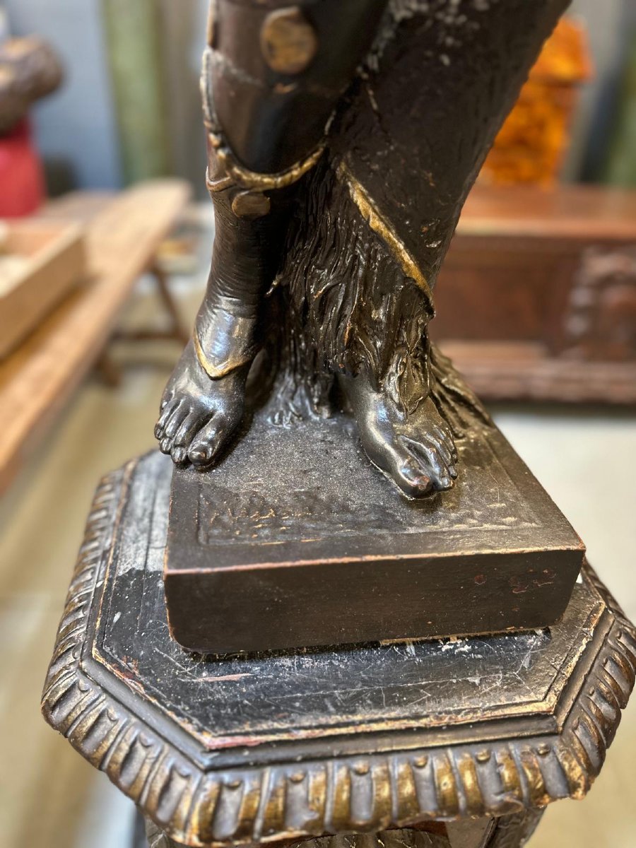 Scultura raffigurante Odaliscca  Francia, XIX secolo  -photo-5