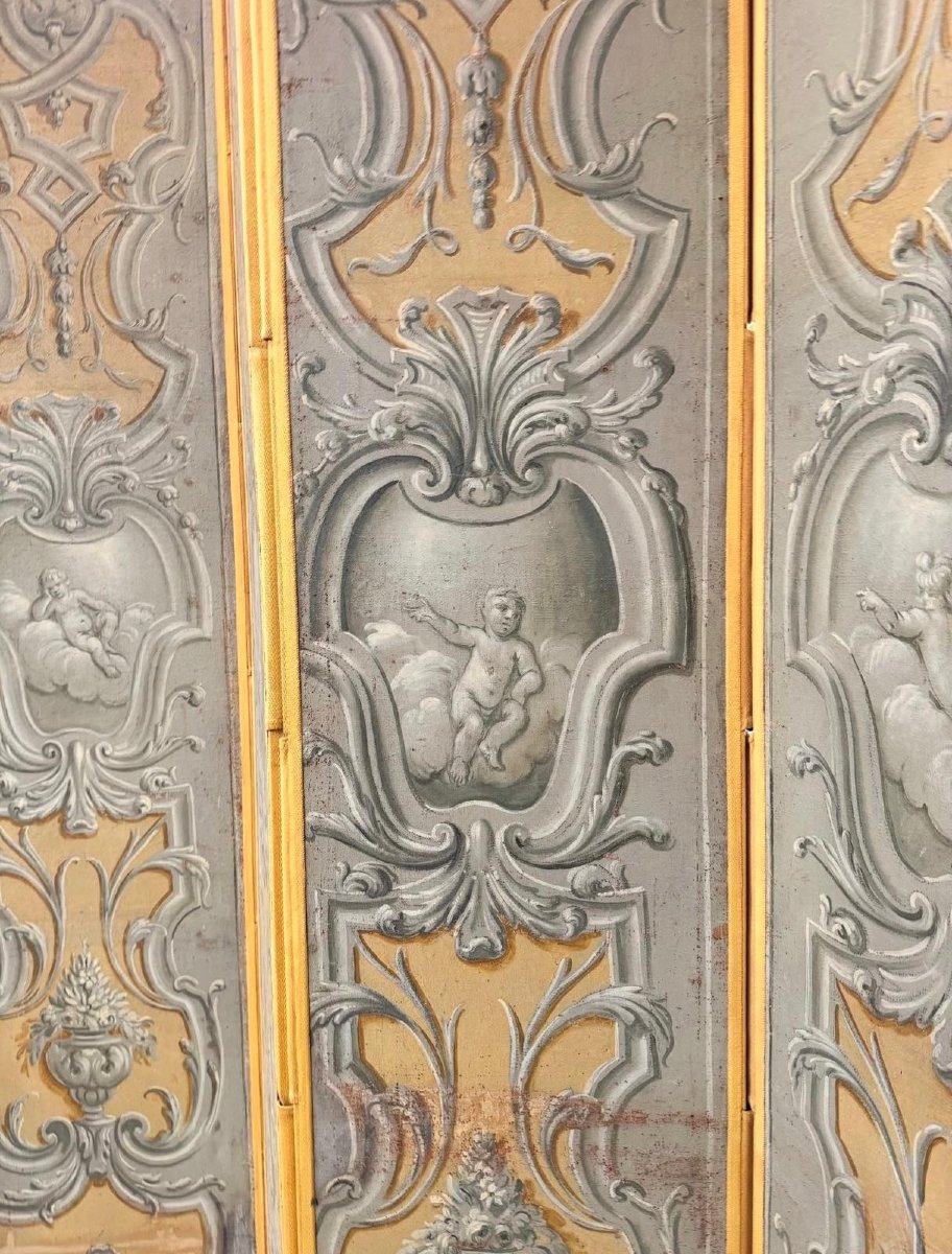 Paravento veneziano a sei ante, XVIII secolo-photo-2