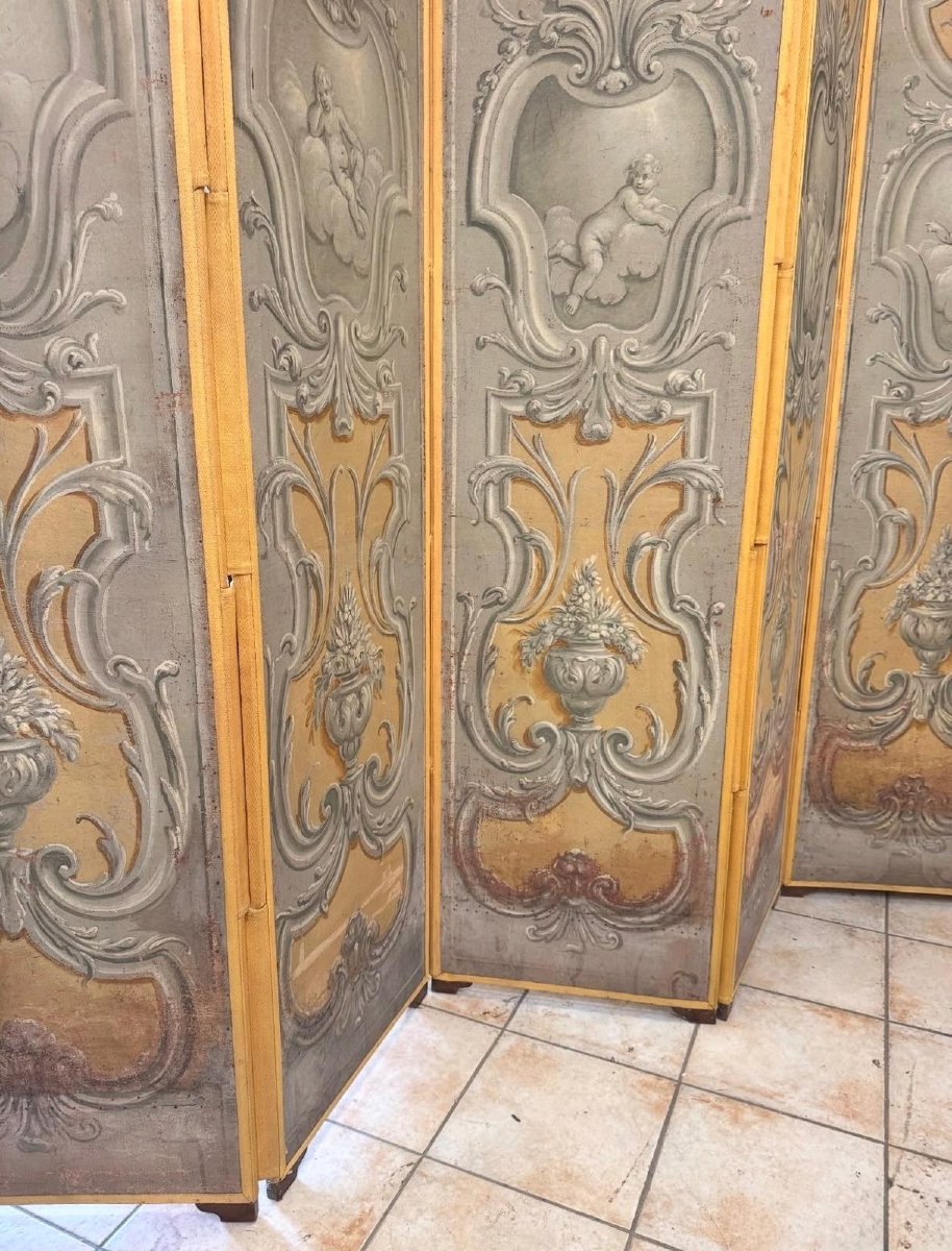 Paravento veneziano a sei ante, XVIII secolo-photo-4