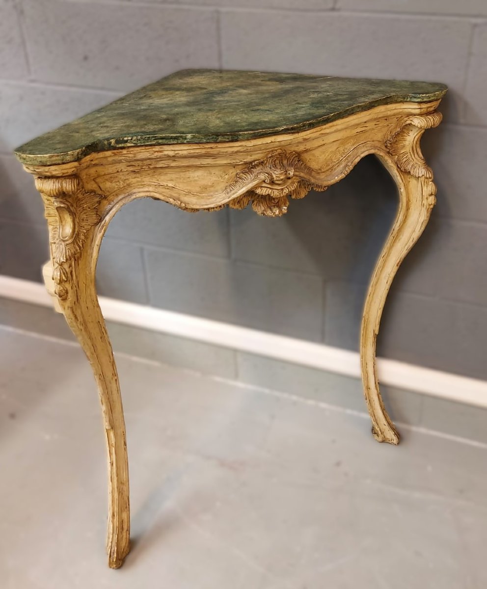 Coppia di consoles Napoletane-photo-2