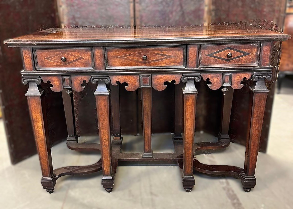 Coppia di tavoli da centro, Piemonte XVII secolo -photo-2