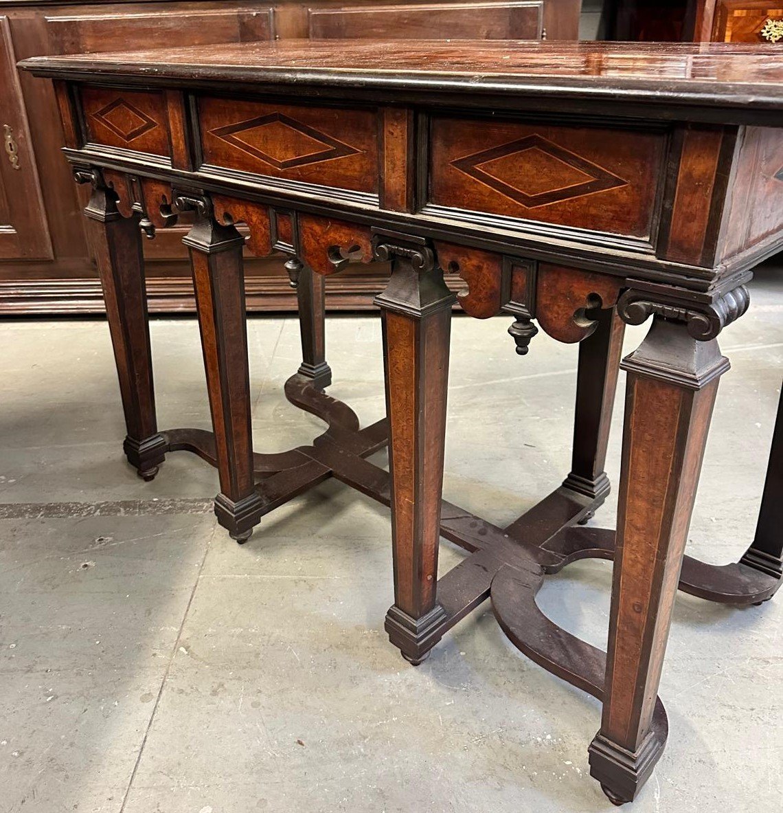 Coppia di tavoli da centro, Piemonte XVII secolo -photo-1