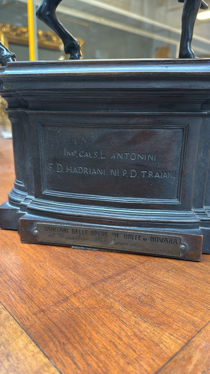 Bronzo raffigurante Marco Aurelio-photo-3