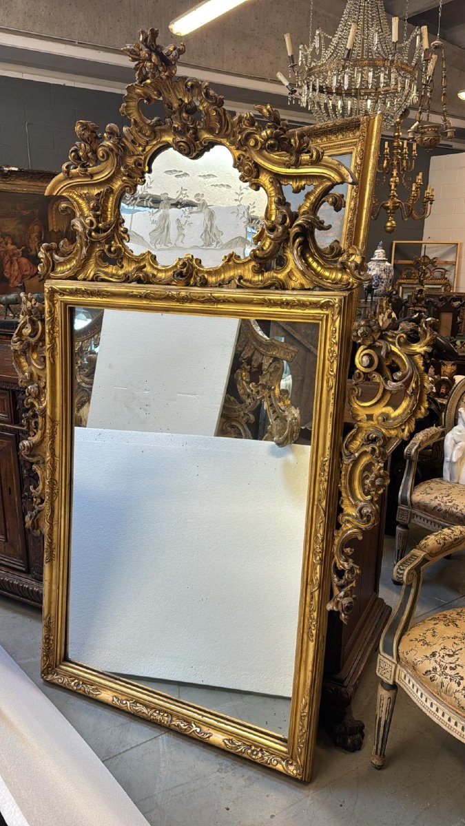 Specchiera dorata -photo-1