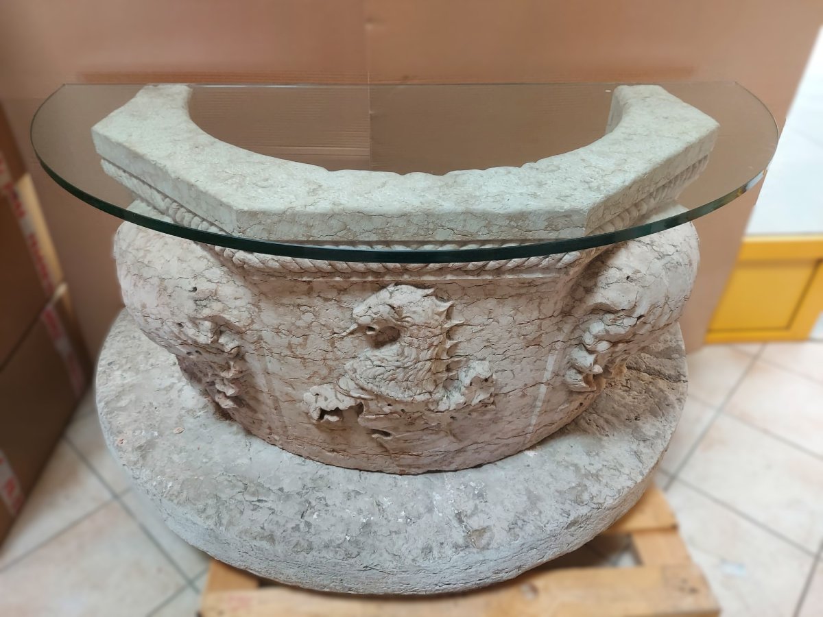 Tavolo console, Italia XIX secolo -photo-5