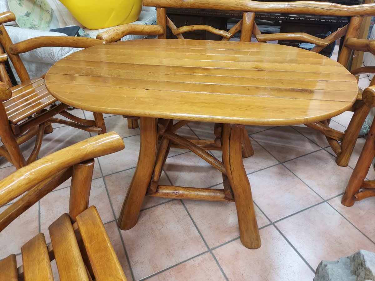 Salotto in legno di betulla -photo-4