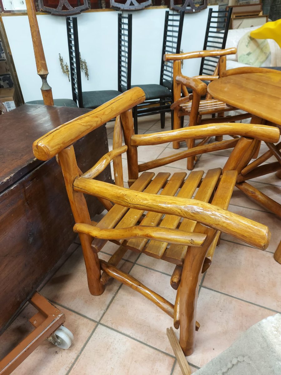 Salotto in legno di betulla -photo-3