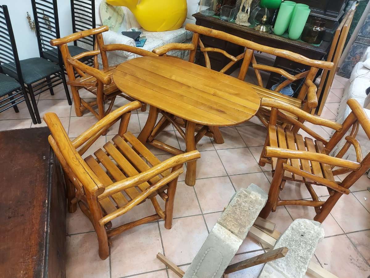 Salotto in legno di betulla -photo-6
