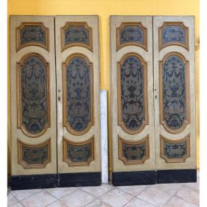 Coppia di porte a doppio battente, Italia XVIII secolo 