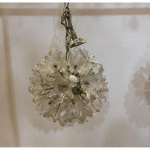 coppia di lampadari sputnik