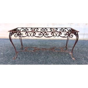 Base per tavolo in ferro forgiato, XX secolo 