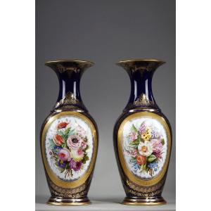 Pair Of Large Porcelain Vases