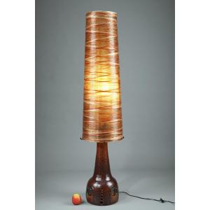 Large Resin Table Lamp From The Accolay Workshops, 1970's 