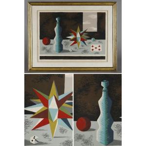 Color Lithograph By Jean Picart Le Doux On Japanese Paper, Countersigned And Numbered