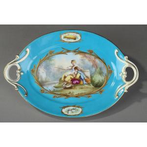 Blue Porcelain Cup In The Sèvres Style, 19th Century